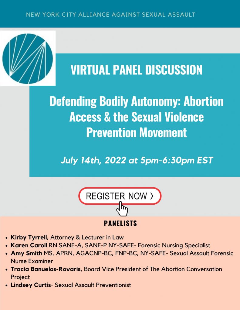 NYCAASA Defending Bodily Autonomy Abortion Access & Sexual Violence